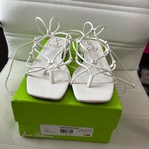 Sam Edelman white sandals